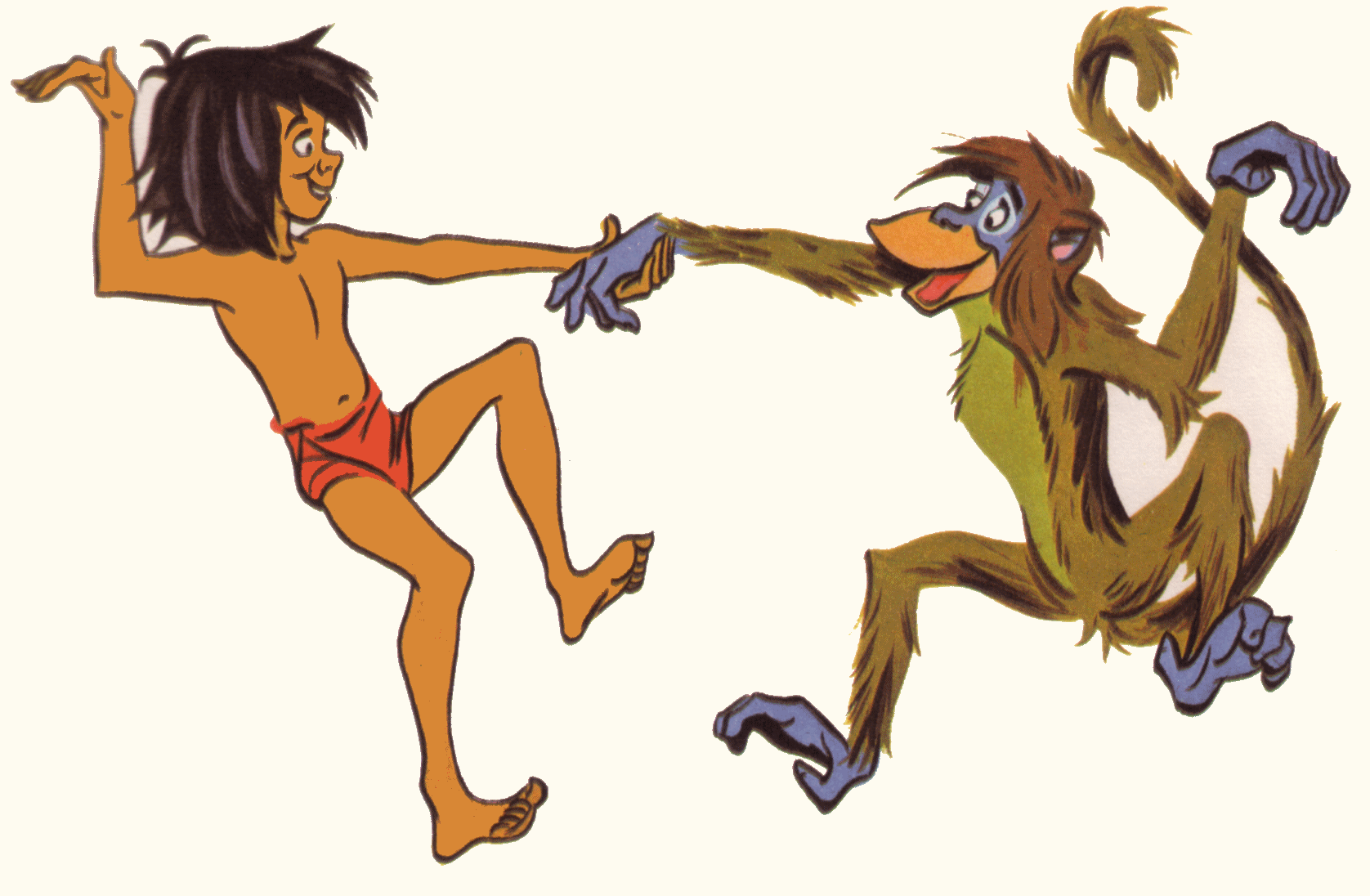 Киплинг Маугли обезьянки